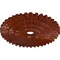 Ekena Millwork Eryn Ceiling Medallion (Fits Canopies up to 4"), 24 3/4"OD x 3 1/4"ID x 1 7/8"P, Firebrick CM24ENFIF - alternate 3